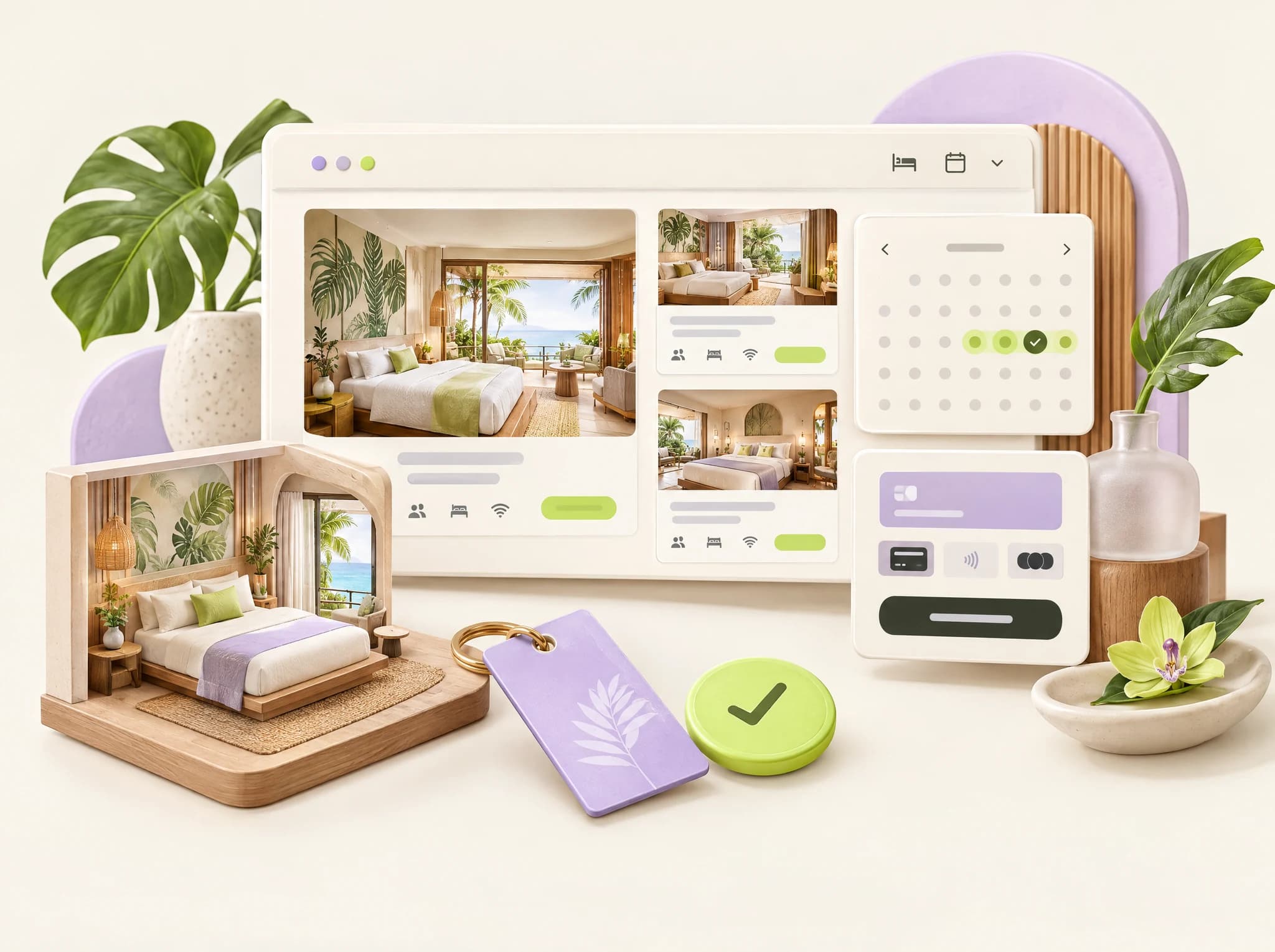 Concept illustration: Direct Booking Engine