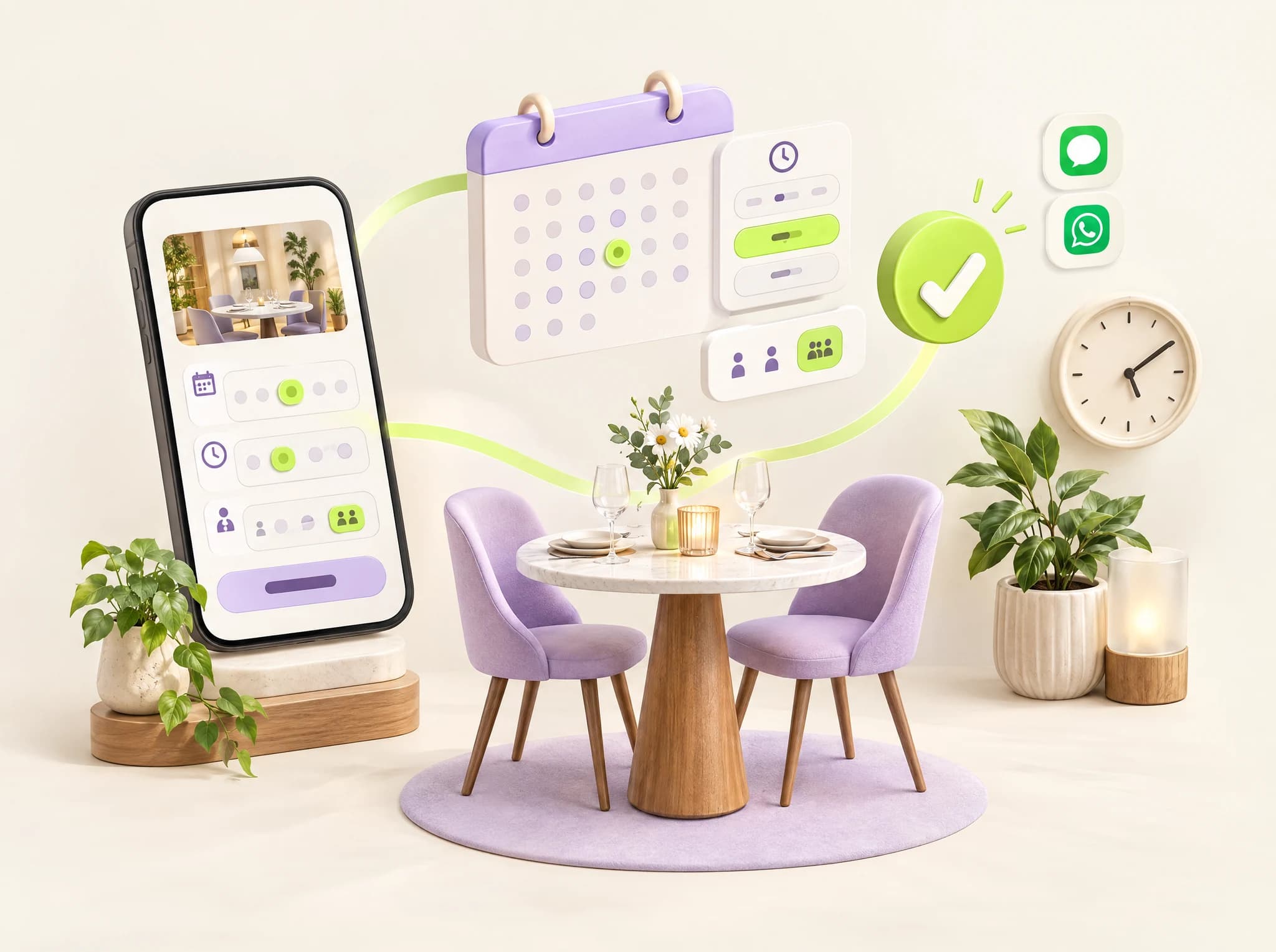 Concept illustration: Online Reservation System