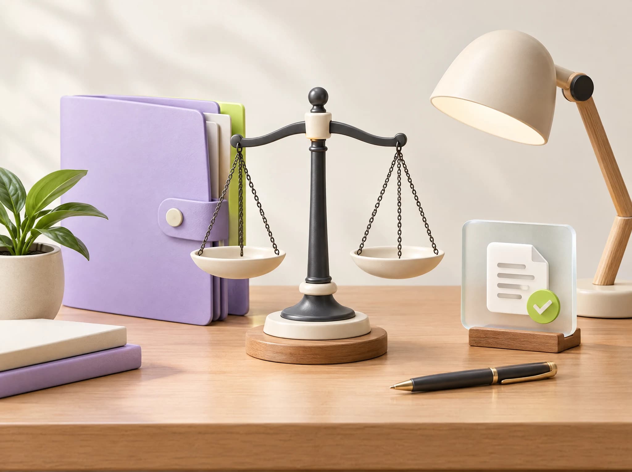 Concept illustration of law firms