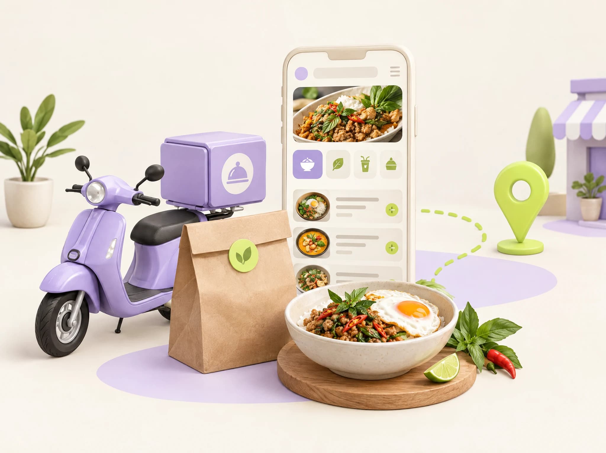 Concept illustration: Your Own Delivery Platform