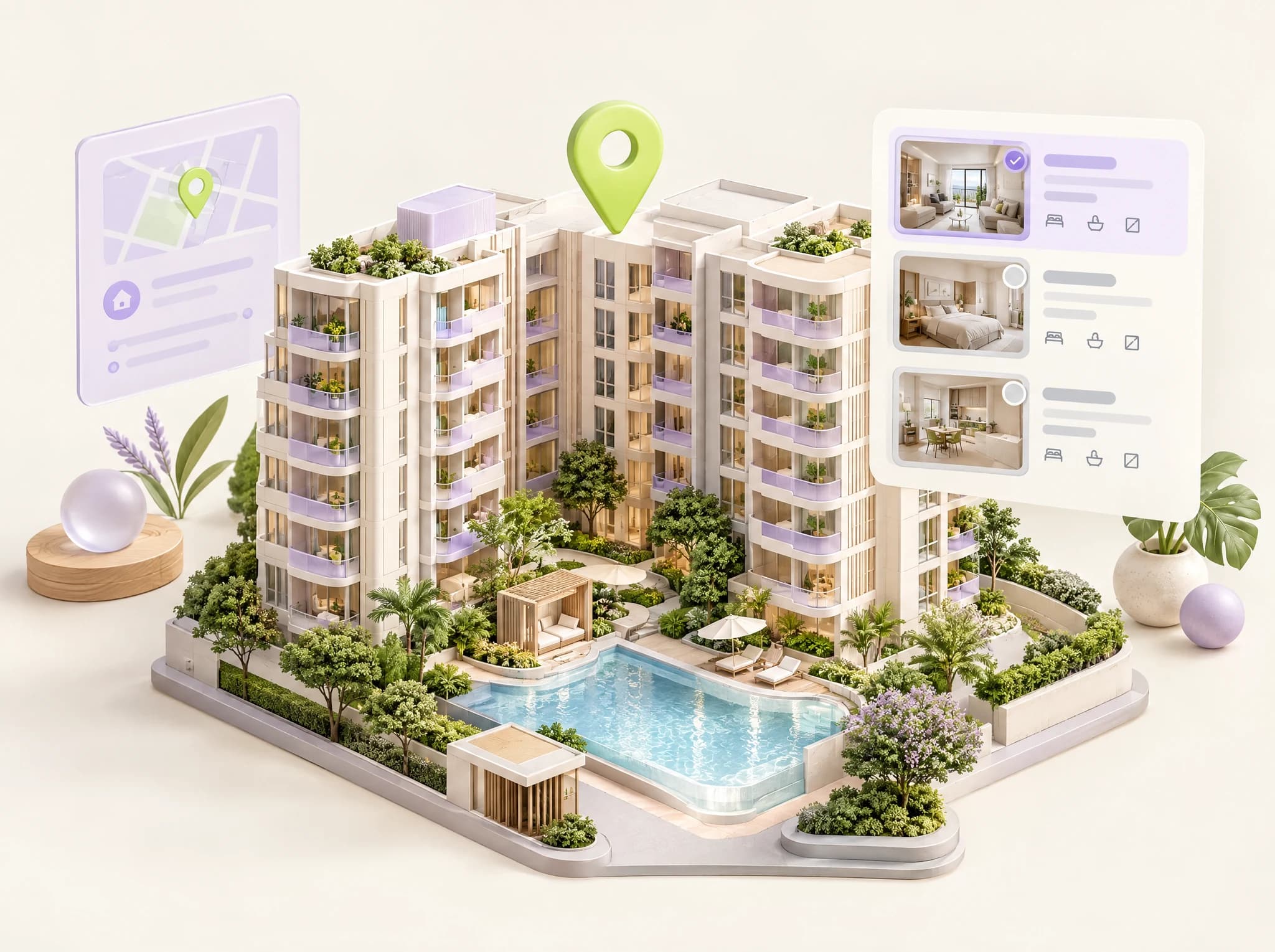Concept illustration: Condo Sales Website